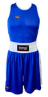 Title Boxing Trunks: - Air Mesh - Blue